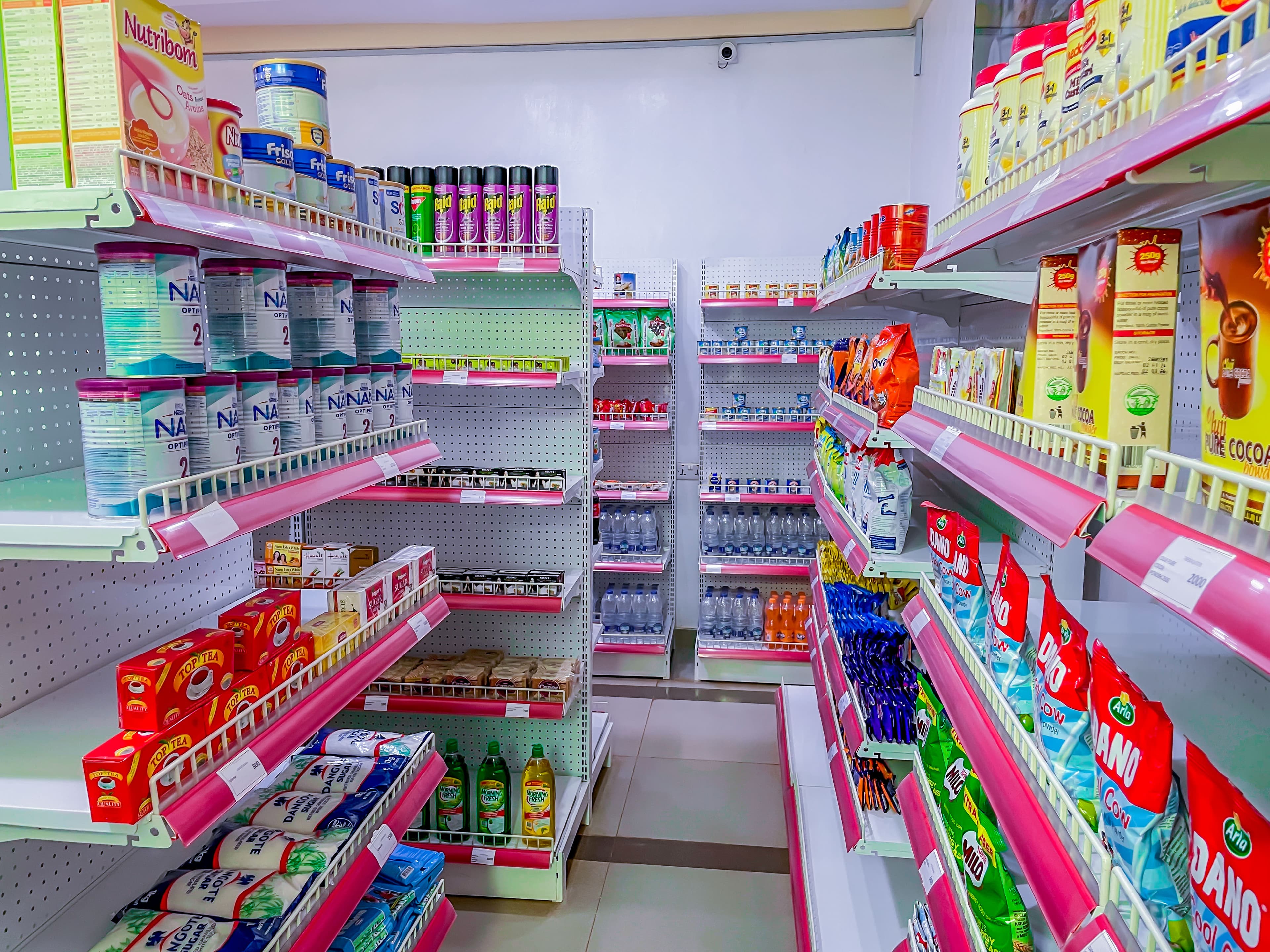 Inside Ruffshall Supermarket